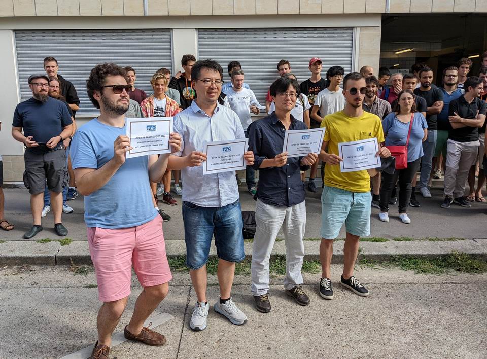 4 premiers du Championnat open 2022