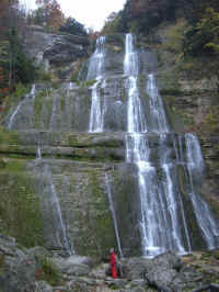 Cascade du Hrisson dite l'ventail (Jura)